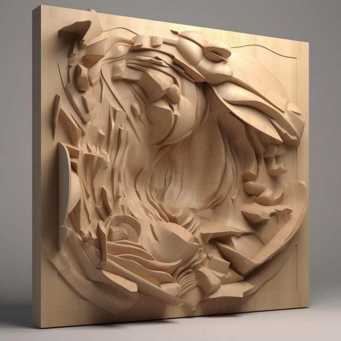 نموذج ثلاثي الأبعاد لآلة CNC 3D Art 